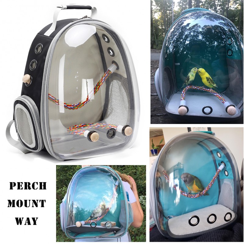 Bird carrier outlet backpack